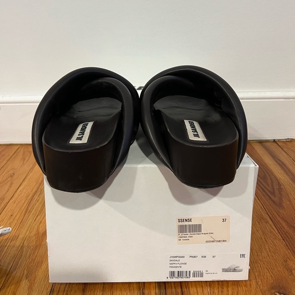 Jil Sander - Brown Oversized Wrapped Sandals - Picture 10 of 16